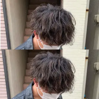 ショート パーマ ヘアアレンジ メンズ メンズパーマの達人 🌟川内絵人のヘアスタイル