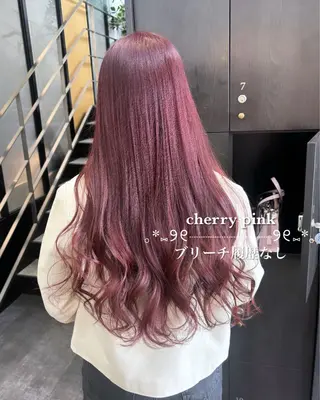 ロング カラー 💗ガーリーヘア🎀 saki💗のヘアスタイル