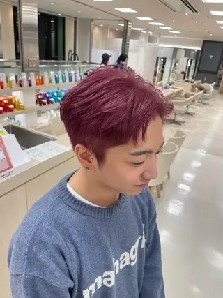 ショート カラー 暖色レイヤー 🥀REIRIのヘアスタイル