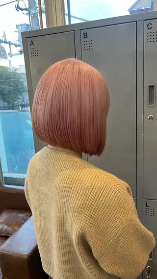 ショート カラー ヘアアレンジ 💎韓国ヘア/ 艶カラー💎souのヘアスタイル