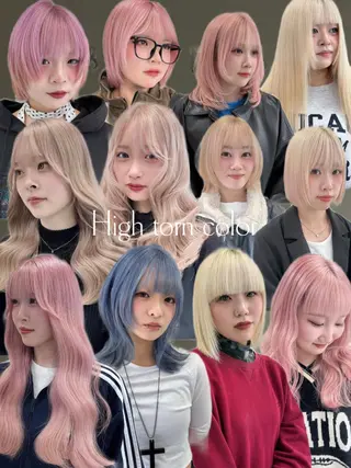 ロング カラー モテ髪💕ハイトーン yuriaのヘアスタイル