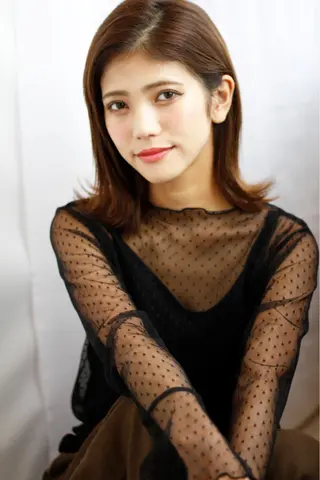 カラー 似合わせカット得意 仁井亮のヘアスタイル