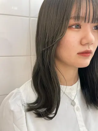 ロング カラー clam. yuu🦩のヘアスタイル