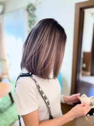 ミディアム カラー MERCI所属・マツモト コウダイのヘアスタイル
