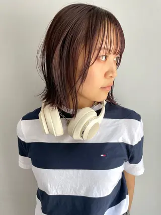 ミディアム 韓国/透明感 Veluaのヘアスタイル