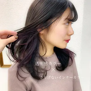 ロング カラー 岩田菜央 《武蔵小杉》のヘアスタイル