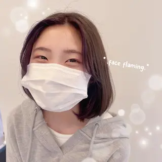 ショート カラー 💐レイヤー/透明感 カラー💐智口彩香のヘアスタイル