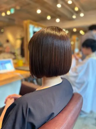 ショート カラー 髪質改善カラー ベージュ🤎YUMEのヘアスタイル