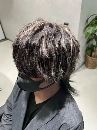 ミディアム カラー mimiiy梅田 中崎町ハイトーンのヘアスタイル