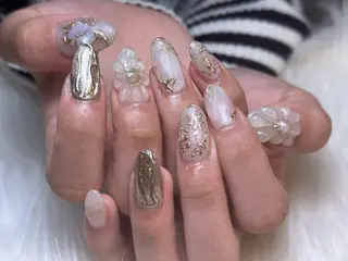 ネイル La vie mi nailニュアンスのネイルデザイン