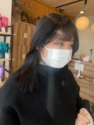 セミロング カラー パーマ指名No1 /namiのヘアスタイル