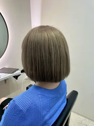 ショート カラー 韓国🇰🇷艶髪 ケアカラーSHURIのヘアスタイル