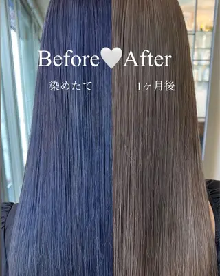 ロング カラー Hanna by W_SALONのヘアスタイル