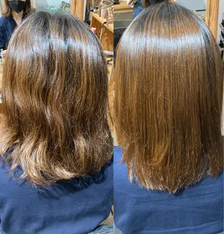 ミディアム roka ノゾミのヘアスタイル