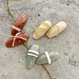 ネイル Ray. ／綺麗目ニュアンスのネイルデザイン