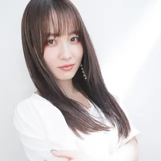 ロング カラー Crystal 船橋のヘアスタイル