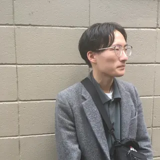 ミディアム メンズ しのはら まどかのヘアスタイル