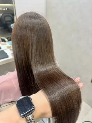 セミロング ノグチ サクヤのヘアスタイル