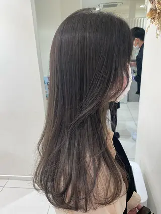 ロング カラー ヘアアレンジ マツエク・マツパ 💎耳ツボジュエリー ×銀座美容室💎のヘアスタイル