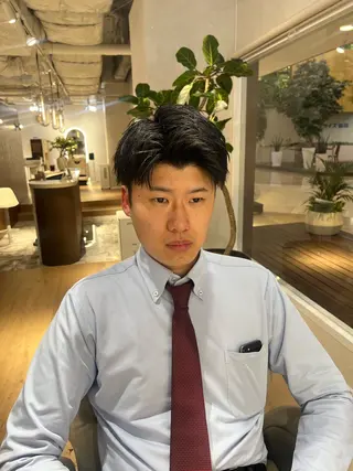 ショート メンズ unopulir Vamos店所属・梅田茶屋町メンズ 専門美容師 山元一平のヘアスタイル