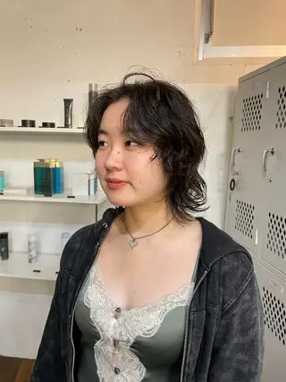 ミディアム パーマ fifth /鈴木あづさのヘアスタイル