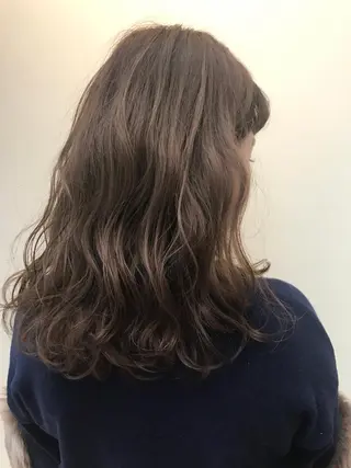 セミロング カラー 縮毛矯正/ 髪質改善 /ショート 圍 崇行のヘアスタイル