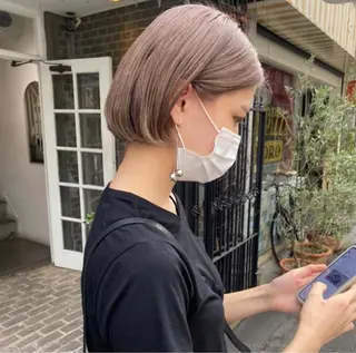 ショート カラー デザインカラー🥂 YUKAのヘアスタイル