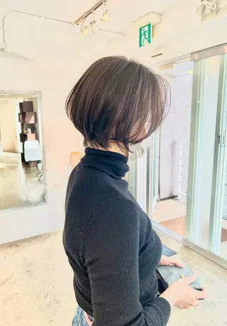 ショート カラー ショート/ボブ/縮毛 三上達大のヘアスタイル