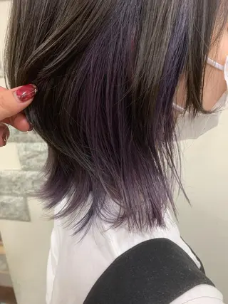 ミディアム SALOWIN新宿三丁目 Frente店所属・薄田 珠美のヘアスタイル