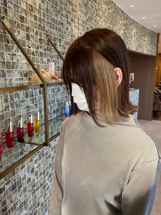 ショート 森 千風優のヘアスタイル