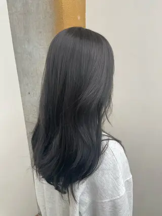 ロング lift by mag所属・ユナ ナチュラル／透明感のヘアスタイル