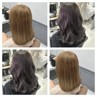 セミロング カラー ヘアアレンジ 🎀推し活ヘアー🎀 Yuuna🐰💖のヘアスタイル