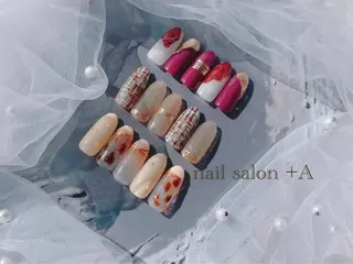 セミロング nail salon +A所属・Nail Salon +Aのネイルデザイン