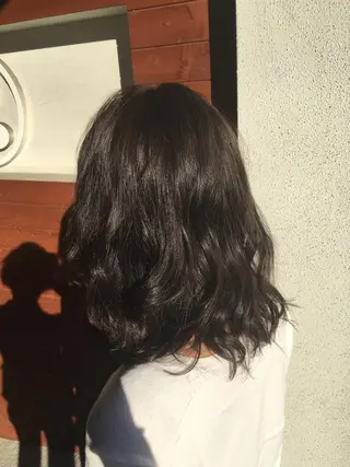 ミディアム 松本 剛成のヘアスタイル