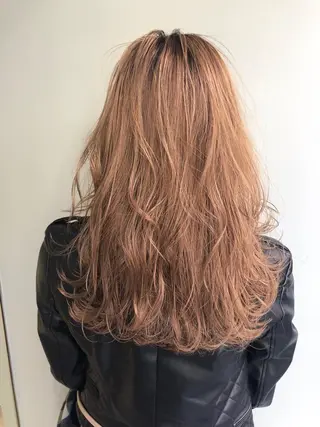 セミロング カラー パーマ ヘアアレンジ 酸性縮毛矯正のプロ 杉山玲介のヘアスタイル
