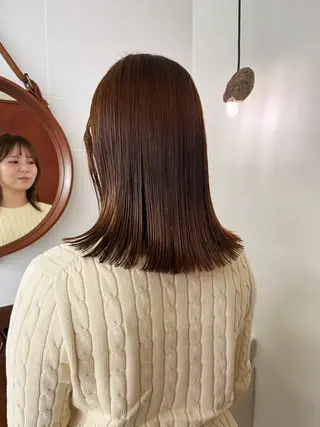 セミロング メンズハイトーン/栄 /イトウタケルのヘアスタイル