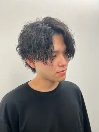 ミディアム パーマ メンズ メンズパーマ特化型 ✂️Yusuke✂️のヘアスタイル