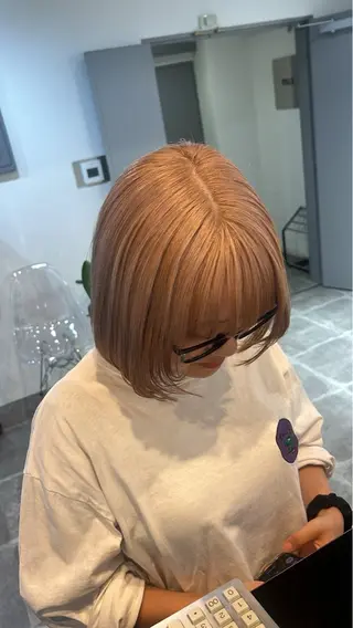 ショート 名古屋栄/PELE/ ブリーチ/asahiのヘアスタイル