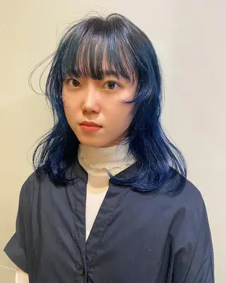 カラー 高発色ブリーチ/ ハイレイヤー🪽aiのヘアスタイル