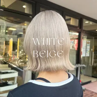 ショート カラー ハイトーン/暖色/ 眉/メイク/Rinaのヘアスタイル