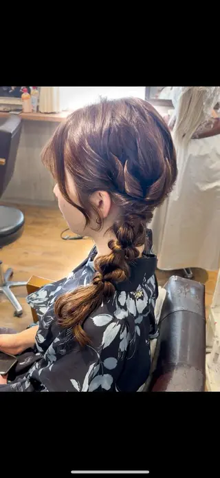ロング 淡色ふんわりhair 新宿satomiのヘアスタイル