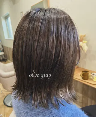 ミディアム カラー noppo所属・NOPPO 和泉市 美容室／奥村　飛鳥のヘアスタイル