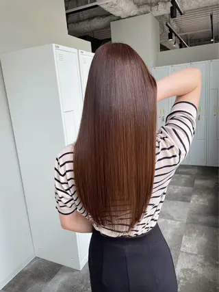 ロング AVANCE.神戸元町店所属・塩田 心愛のヘアスタイル