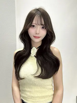 ロング カラー MAEUL NAGOYA所属・⛓韓国IDOLヘア 🥀🖤/あいりのヘアスタイル