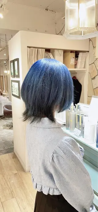 ショート カラー GO TODAY SHAiRE SALON 新宿店所属・Minami. 🩵 再現性特化ヘアのヘアスタイル