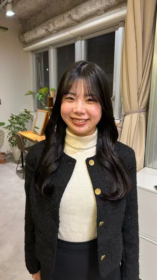 セミロング MASHU chayamachi店所属・【梅田美容室】 似合わせカット サヤのヘアスタイル