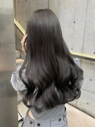 カラー 🫧透明感暗髪 ヘアーひめな🫧のヘアスタイル