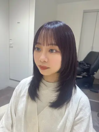 ミディアム カラー 💎透明感カラー特化 💎TAISEIのヘアスタイル