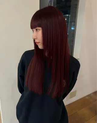 ロング RAF(旧kotibybrooch)所属・水野谷遥/ハイトーン /カラーモデル🎀のヘアスタイル