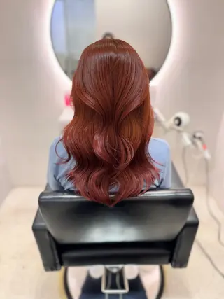 カラー レイヤーカット 韓国🇰🇷EMIのヘアスタイル